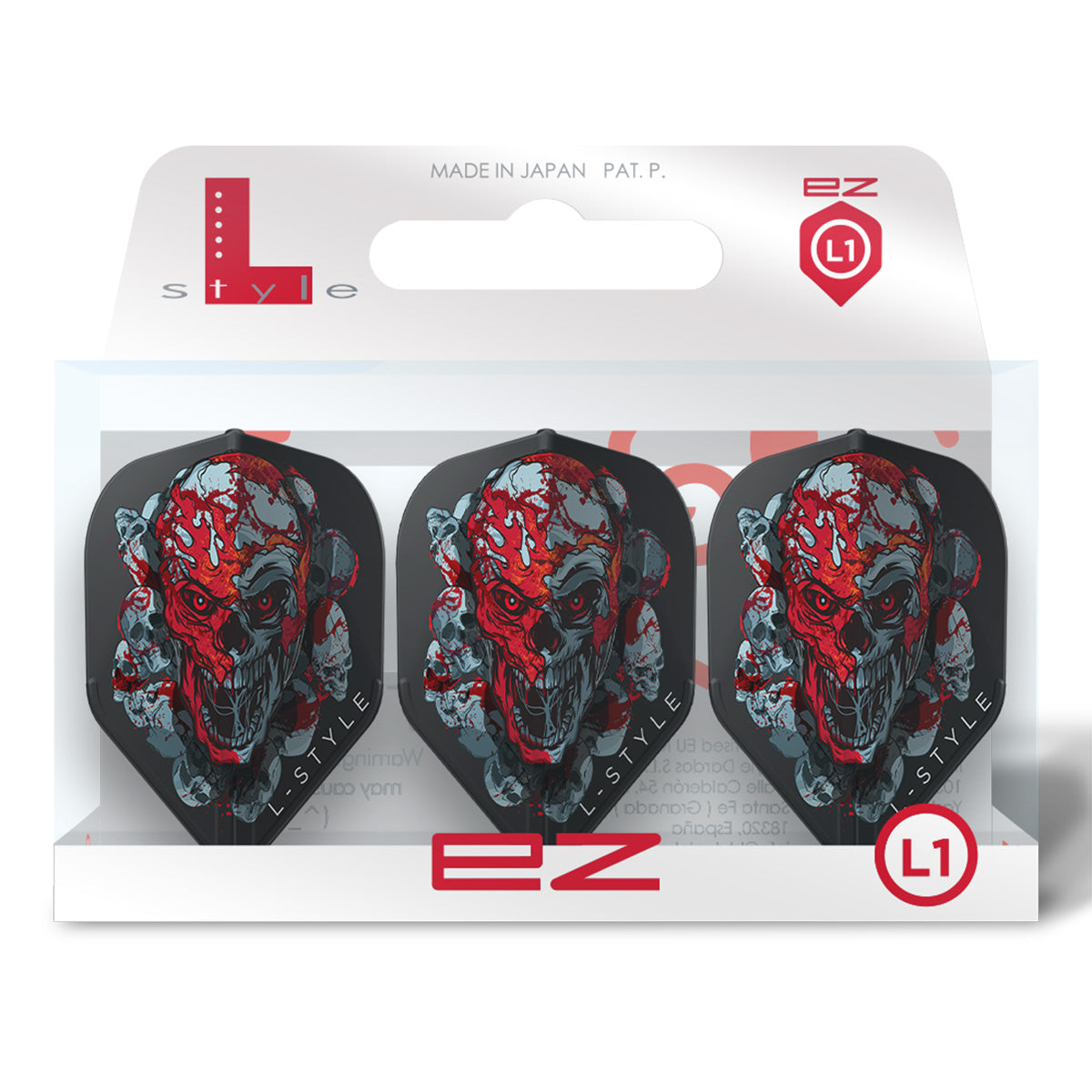 L-Style Ryan Searle V4 EZ Dart Flights Black L1 Standard - Image 3