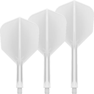 Target K Flex White No.6 Integrated Flights and Shafts