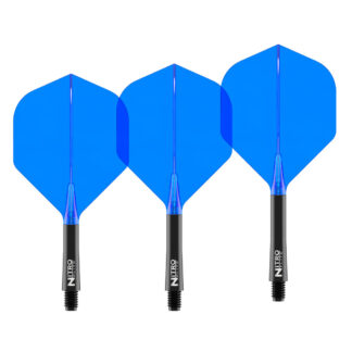 Red Dragon Nitro Black & Blue No.2 Integrated Flights and Shafts