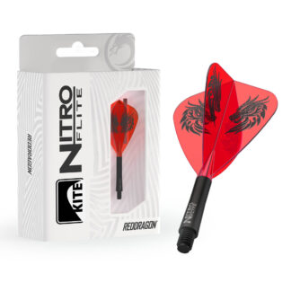 Red Dragon Nitro Johnny Clayton Kite Integrated Flights and Shafts