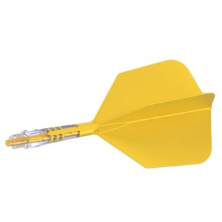 Cuesoul Rostt19 Carbon Yellow Big Wing 6 Integrated Flights and Shafts Long