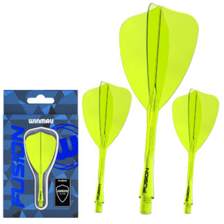 Winmau Fusion Yellow Arrow Integrated Flights and Shafts