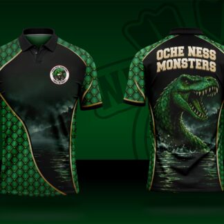 Ocheness Monsters custom shirt, front and back